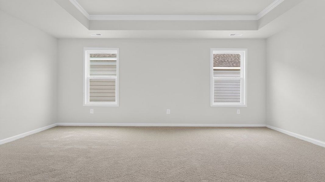 Spacious, unfurnished interior of a new home in Madden West, Fuquay Varina (Image 22).