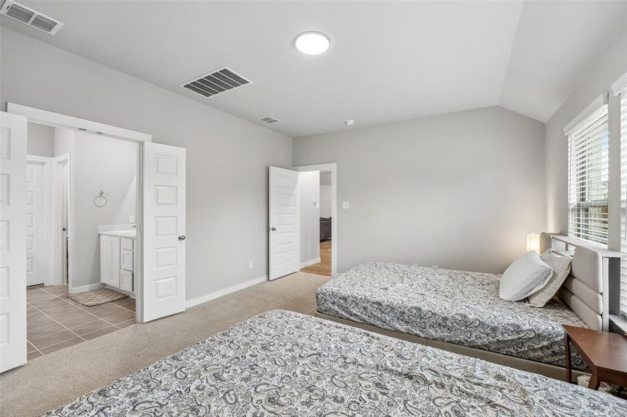 Furnished interior view inside a new home in LakePointe, Lavon (Image 23).