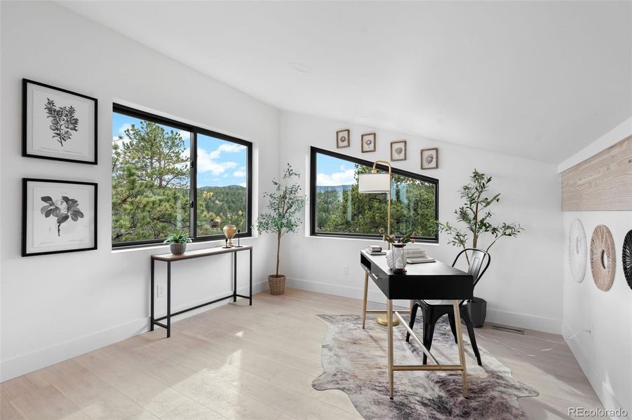 Furnished interior view inside a new home in , Bailey (Image 38).