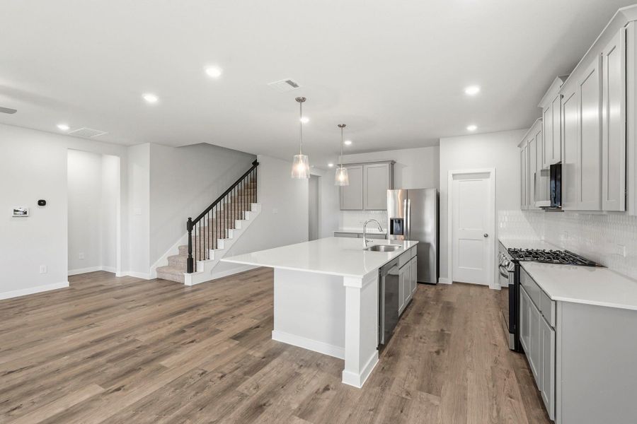 Furnished interior view inside a new home in Sanford Farms, Waller (Image 12).