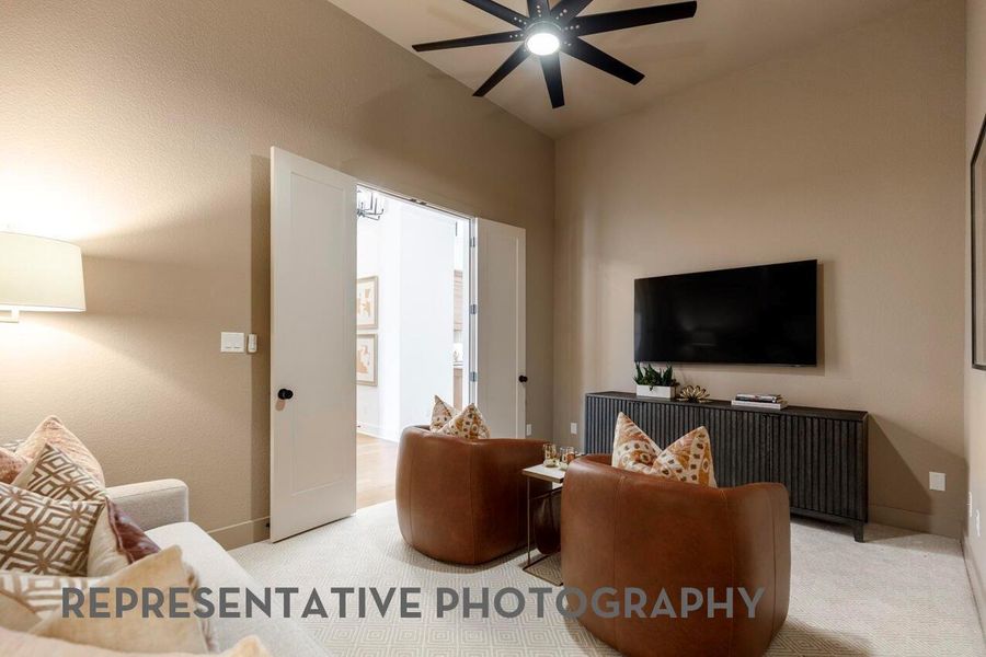 Furnished interior view inside a new home in Legacy, League City (Image 13). Furnished interior view inside a new home in Legacy, League City (Image 13).