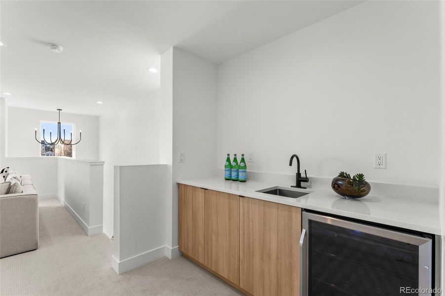 Furnished interior view inside a new home in , Denver (Image 22).