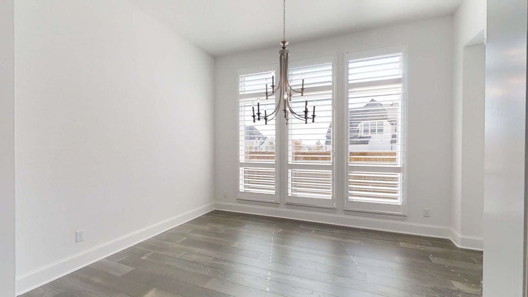Representative Dining Room - some options shown
