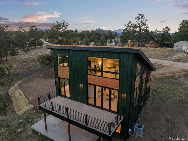 Exterior details and patio area of a home in , Bailey (Image 3).