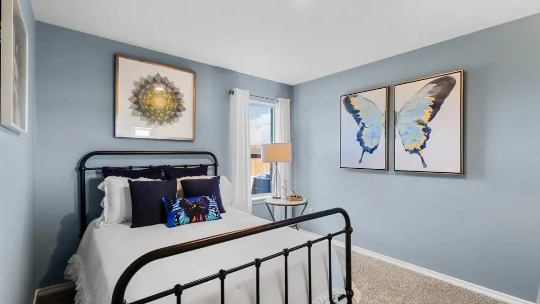 Furnished interior view inside a new home in Rosewood at Beltmill, Fort Worth (Image 36).