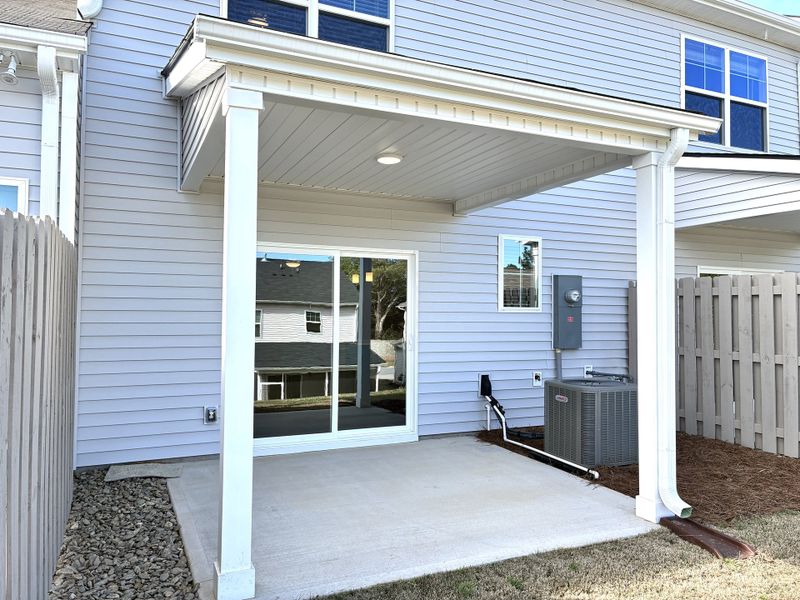 Exterior details and patio area of a home in Holly Ridge, Greenville (Image 2). Exterior details and patio area of a home in Holly Ridge, Greenville (Image 2).