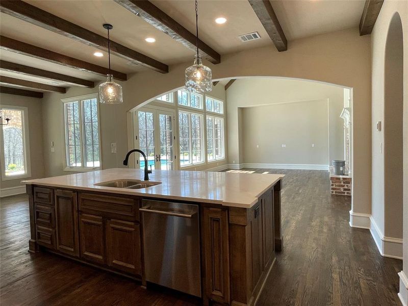 Furnished interior view inside a new home in , Sherman (Image 4).