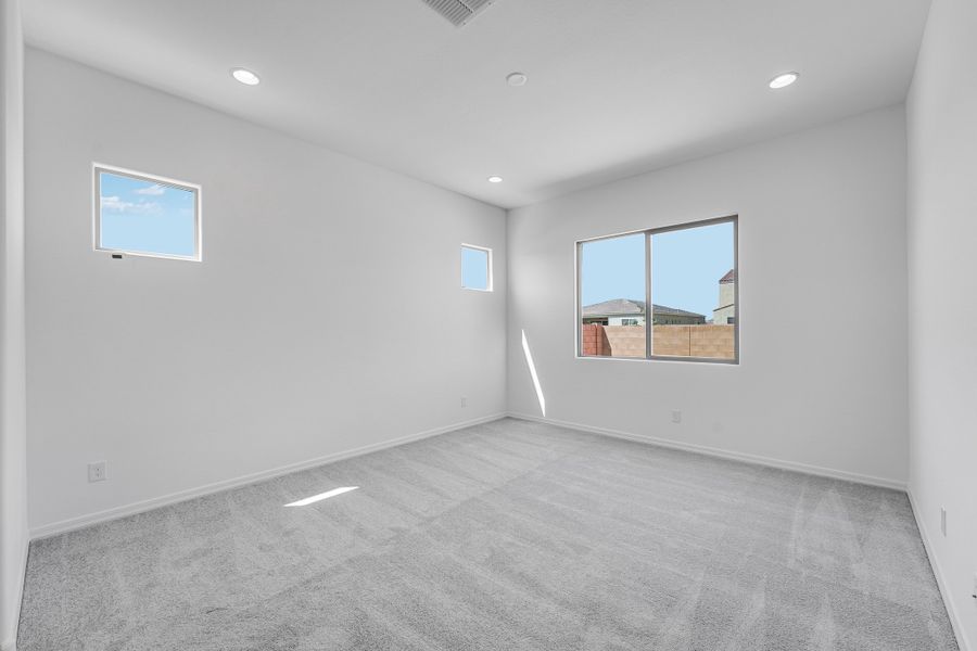 Representative unfurnished interior of a home built from the Kingston by Taylor Morrison in Combs Ranch, Queen Creek (Image 22).