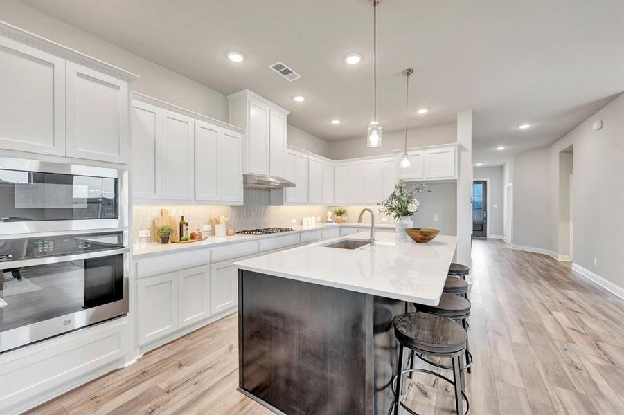 Furnished interior view inside a new home in Talia – Garden Series, Mesquite (Image 8).