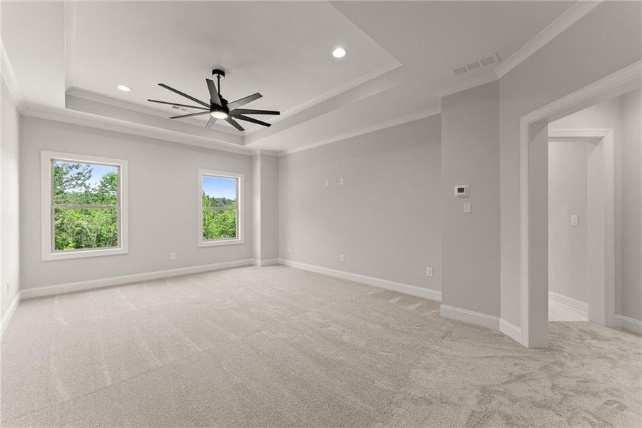 Spacious, unfurnished interior of a new home in , Flowery Branch (Image 49).