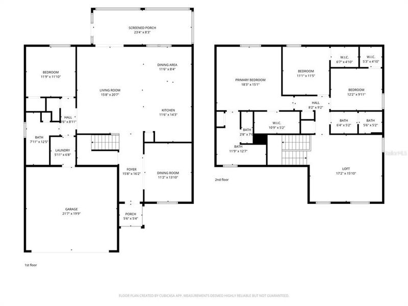 2D floor plan layout of this home in Rye Ranch: Executive Homes, Parrish, FL (Image 7).