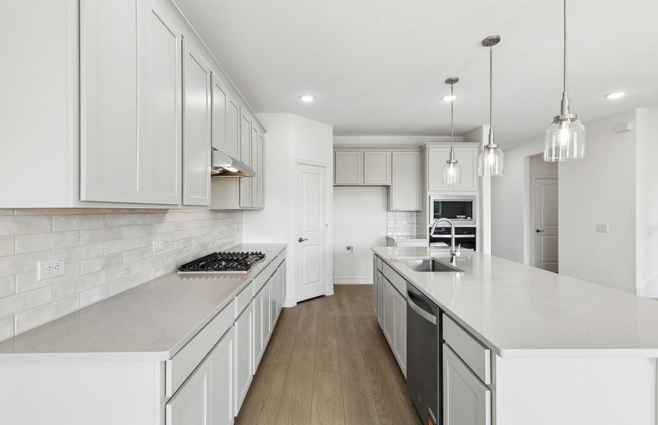 Furnished interior view inside a new home in Kings Way, Denton (Image 7).