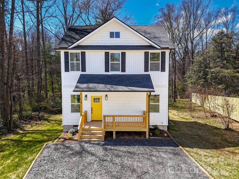 Exterior details and patio area of a home in , Hendersonville (Image 24).
