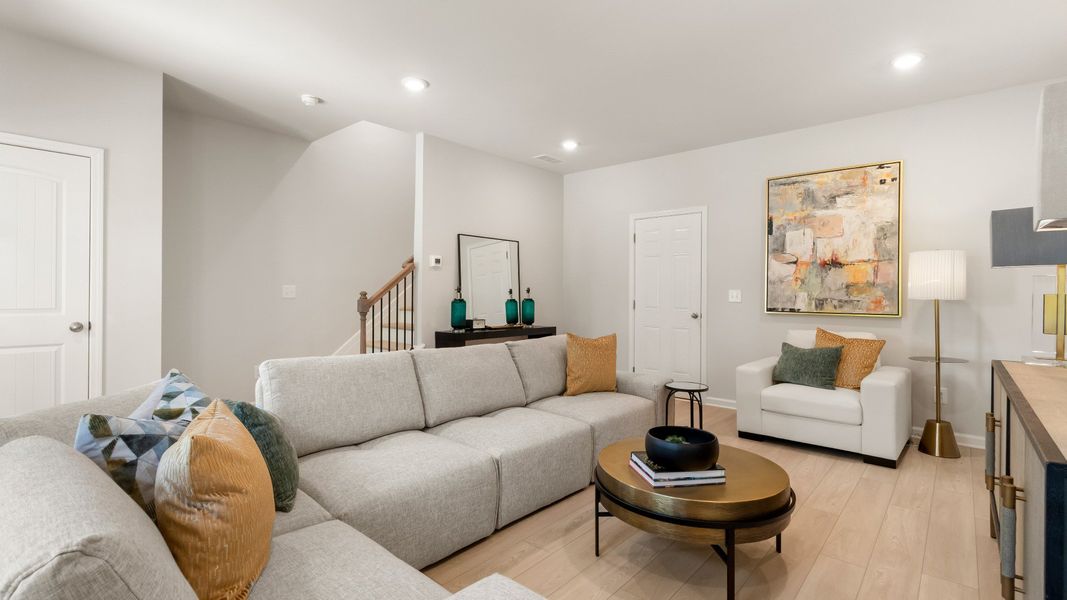 Furnished interior view inside a new home in Silverock, McDonough (Image 17).