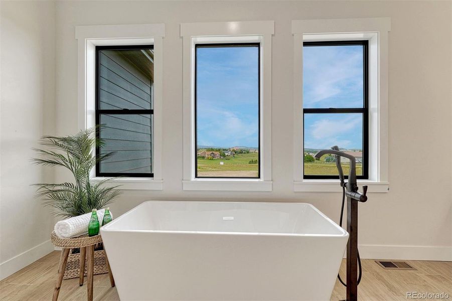 Furnished interior view inside a new home in , Colorado Springs (Image 11).
