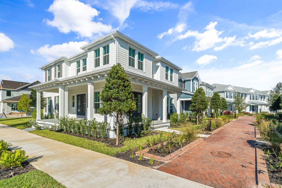 Representative exterior photo of a completed home built from the Marigold by Mattamy Homes in Newfield, Palm City, FL (Image 16).