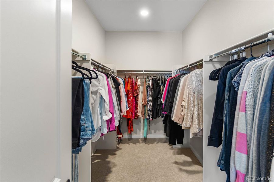 Primary bedroom closet #1