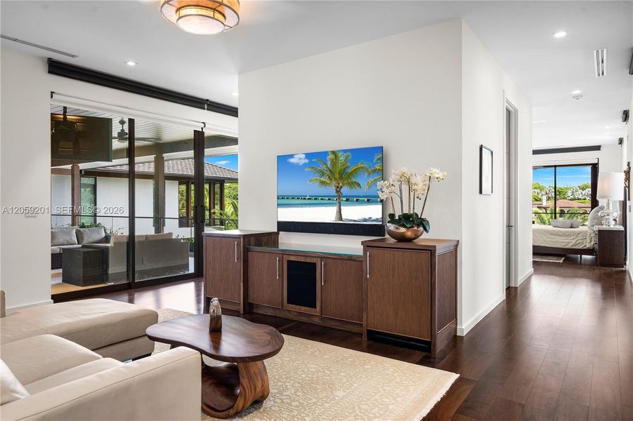 Furnished interior view inside a new home in , Coral Gables (Image 10).