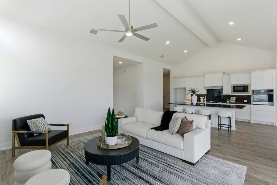 Furnished interior view inside a new home in Sienna Lakes, San Antonio (Image 15). Furnished interior view inside a new home in Sienna Lakes, San Antonio (Image 15).
