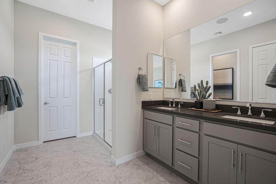 Representative furnished interior of a home built from the Copper by Mattamy Homes in Empire Pointe, Queen Creek (Image 27).