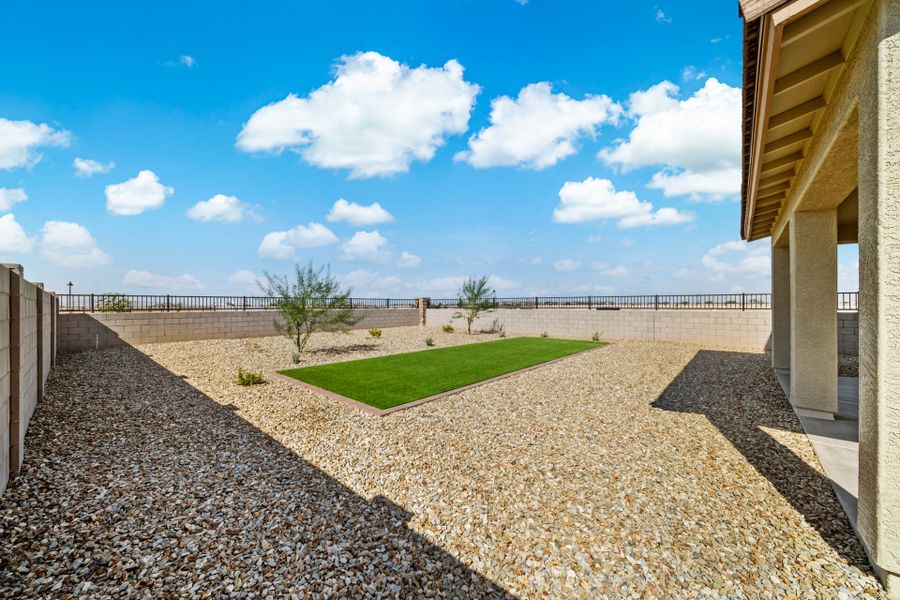 Large Backyard | Skyline Floorplan | Elara at Moonlight | New Homes in Maricopa, AZ by Landsea Homes