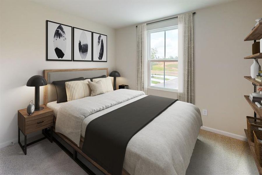 Furnished interior view inside a new home in Sterling Oaks Two-Story Homes, Ash (Image 7).