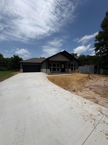 Double driveway