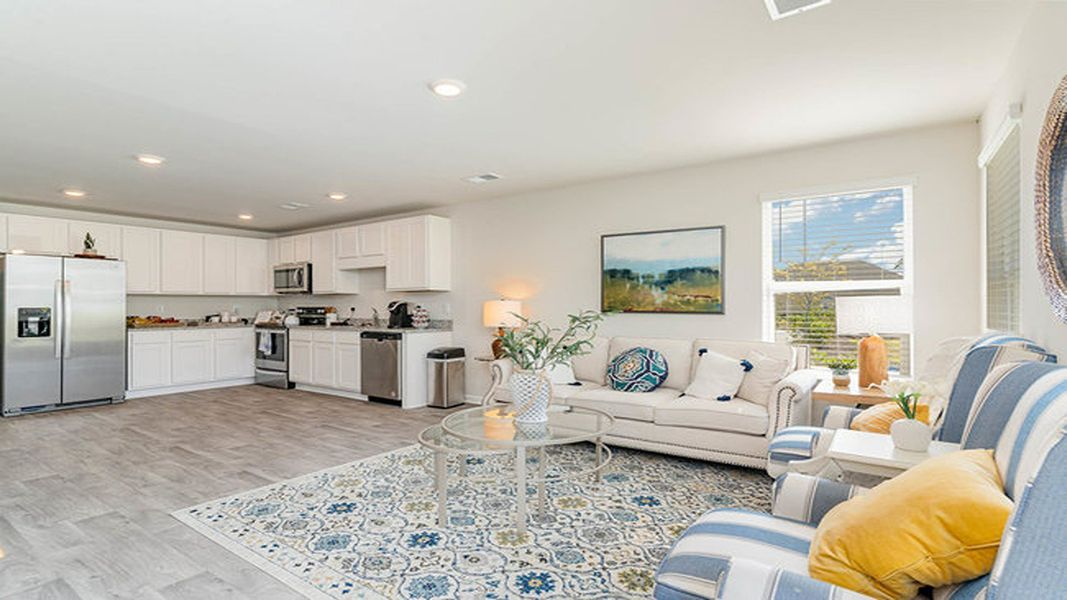 Furnished interior view inside a new home in Auberon Woods, Conway (Image 10). Furnished interior view inside a new home in Auberon Woods, Conway (Image 10).