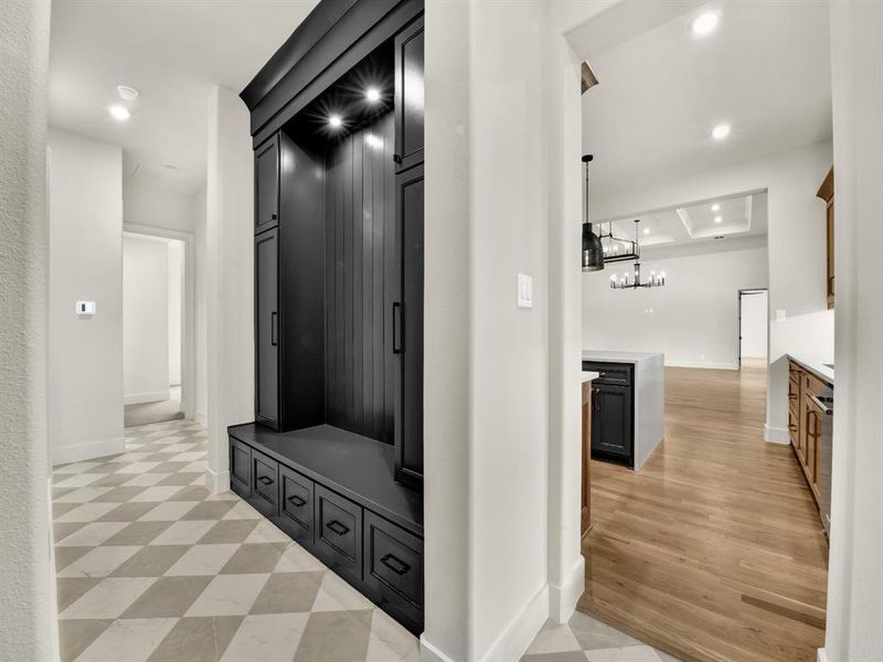 Hall between bedrooms and Baths