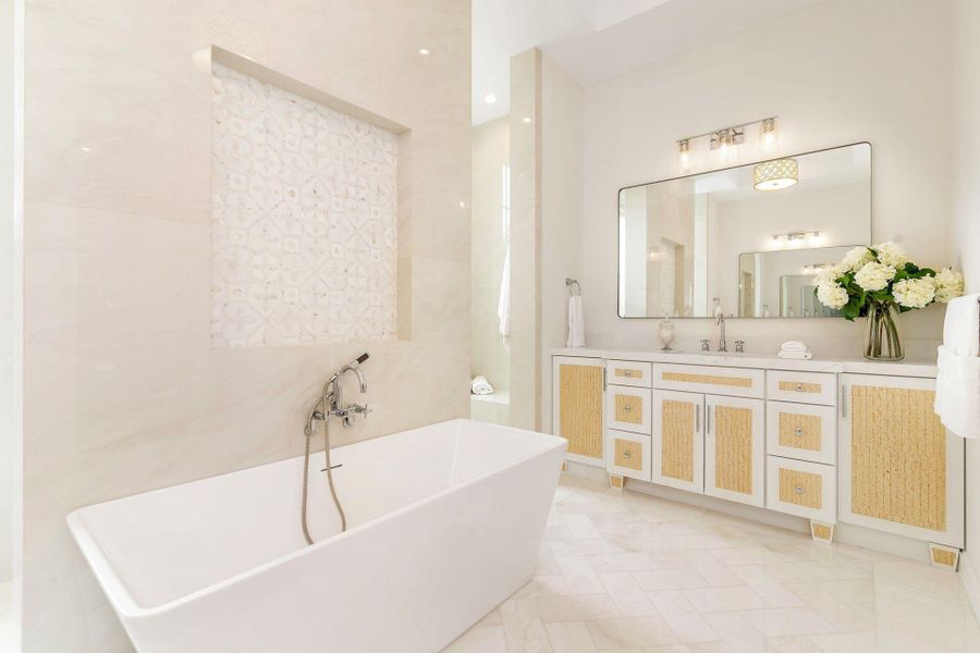 Furnished interior view inside a new home in , West Palm Beach (Image 38).