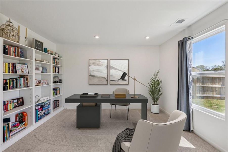 Furnished interior view inside a new home in , Euharlee (Image 5).