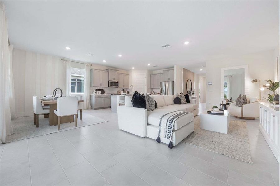 Furnished interior view inside a new home in Lakes of Mount Dora, Mount Dora (Image 10).