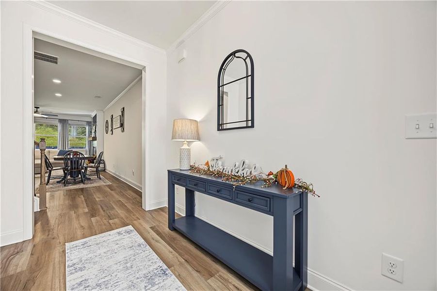 Furnished interior view inside a new home in , Flowery Branch (Image 19).