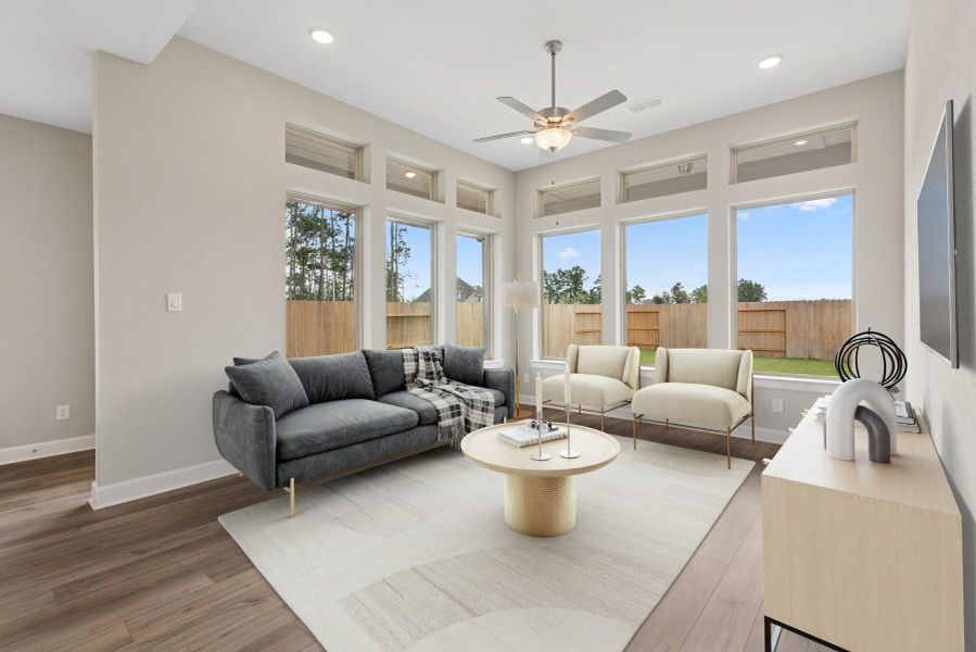 Virtually staged to give you the visual you need to see furniture placement and how the home can live.