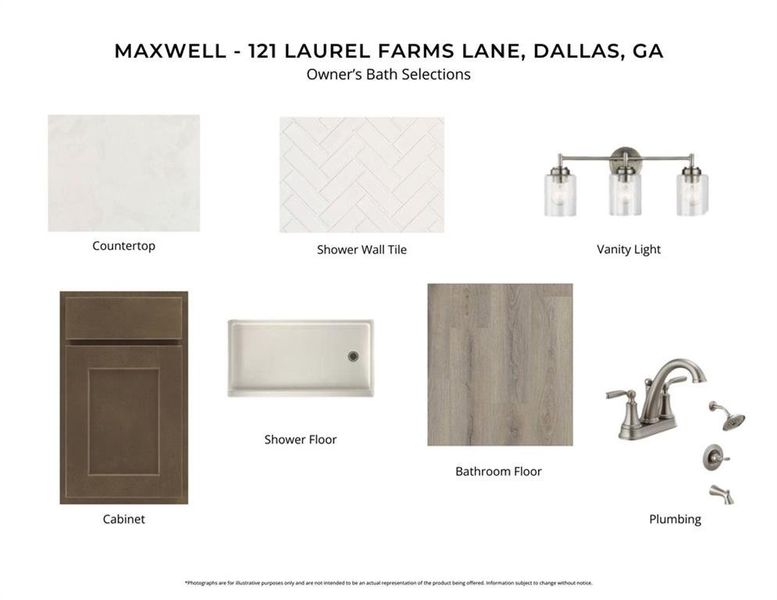 Sample of building materials used in homes in Laurel Farms, Dallas (Image 4).