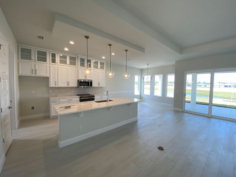 Representative furnished interior of a home built from the Birkdale by Paytas Homes in The Reserve at Victoria, Deland (Image 28).