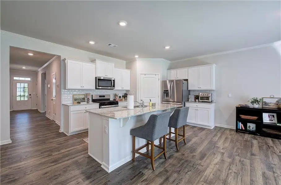 Furnished interior view inside a new home in , Cartersville (Image 12).