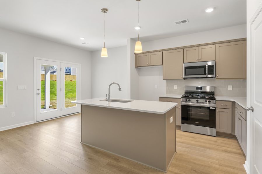 Furnished interior view inside a new home in Mayfair Village, Spartanburg (Image 8). Furnished interior view inside a new home in Mayfair Village, Spartanburg (Image 8).