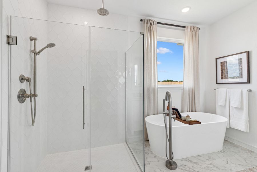 Spa-like primary bath (*Photo not of actual home and used for illustration purposes only.)