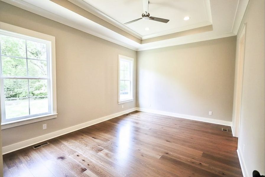Spacious, unfurnished interior of a new home in Creekside, Cleveland (Image 45). Spacious, unfurnished interior of a new home in Creekside, Cleveland (Image 45).