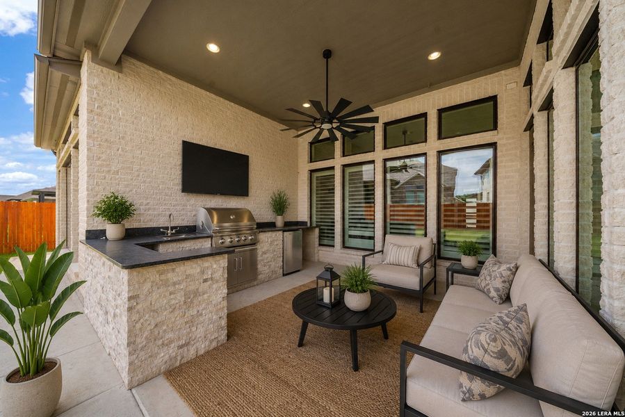 Exterior details and patio area of a home in Ladera, San Antonio (Image 30). Exterior details and patio area of a home in Ladera, San Antonio (Image 30).