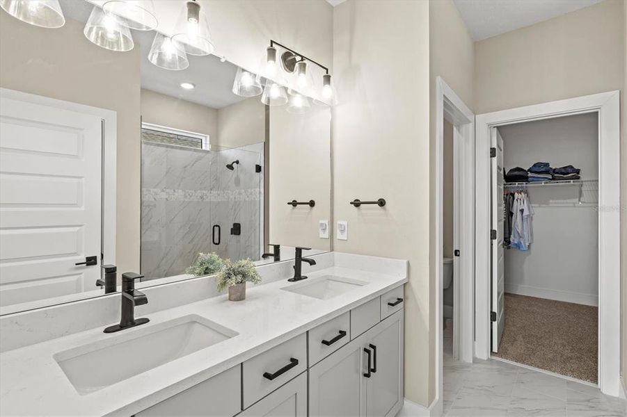 Furnished interior view inside a new home in , Nokomis (Image 40).