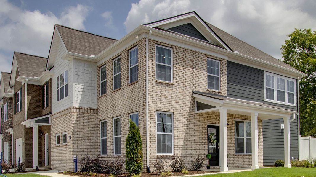 Representative exterior photo of a completed home built from the OWENS by D.R. Horton in Campbell Place, Lebanon, TN (Image 19).