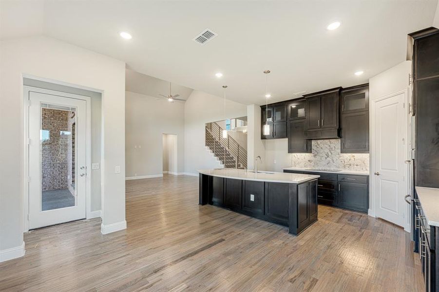 Furnished interior view inside a new home in Hayes Crossing, Midlothian (Image 8).