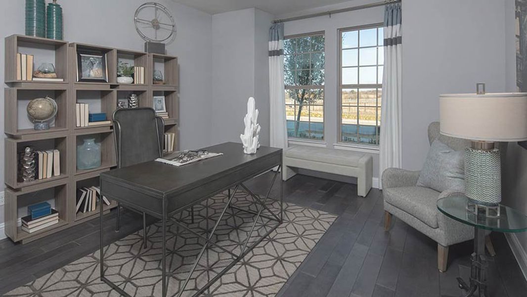 Representative furnished interior of a home built from the Amethyst by Taylor Morrison in Cross Creek Meadows 60s, Celina (Image 33).