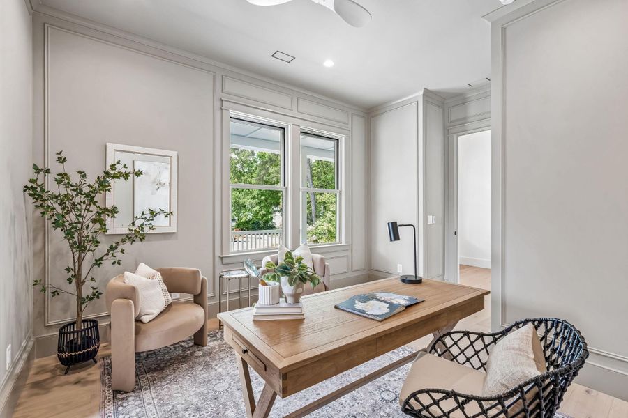 Furnished interior view inside a new home in , Johns Island (Image 61).