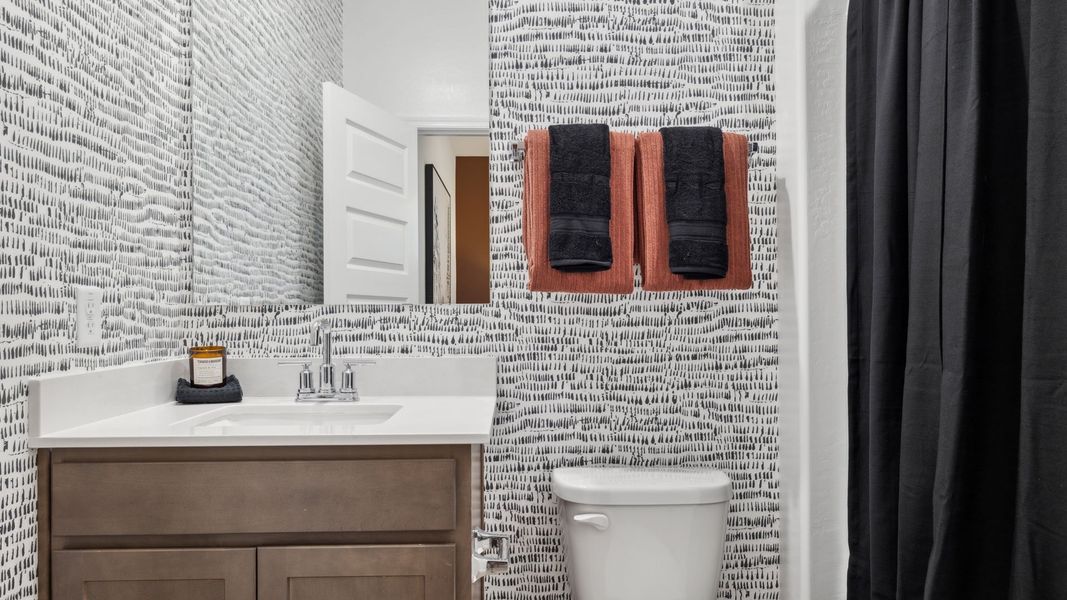 Representative furnished interior of a home built from the Courtland by D.R. Horton in Quail Ranch, San Tan Valley (Image 14).