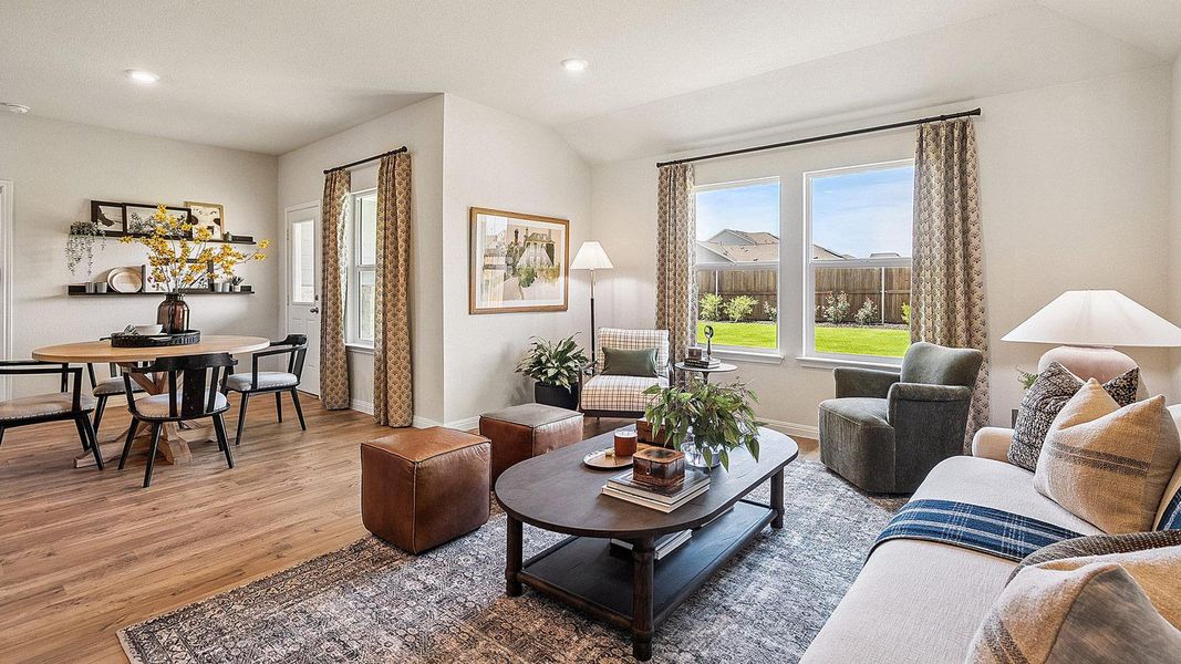 Furnished interior view inside a new home in Thunder Rock, Marble Falls (Image 24).