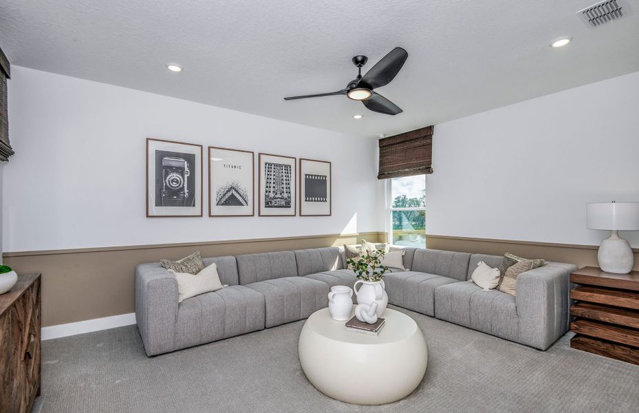 Furnished interior view inside a new home in Riverwood, Zephyrhills (Image 6).