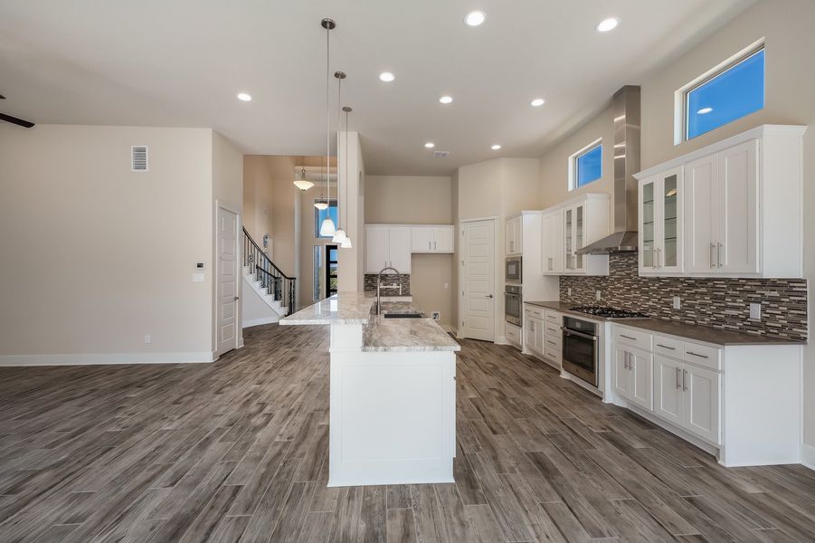 Representative furnished interior of a home built from the The Addison by Whitestone Custom Homes in Johnson Ranch, Bulverde (Image 14).